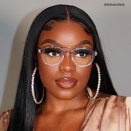 Lee Clear Round Glasses7