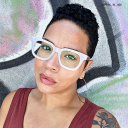 Diana Rectangle Light Purple Glasses6