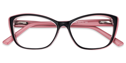 Fidelia Cat Eye Black Glasses2