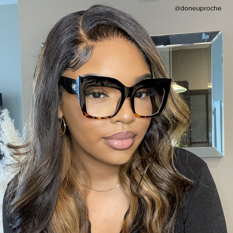 Alberta Cateye Tortoise Frame Glasses | ZEELOOL Canada10