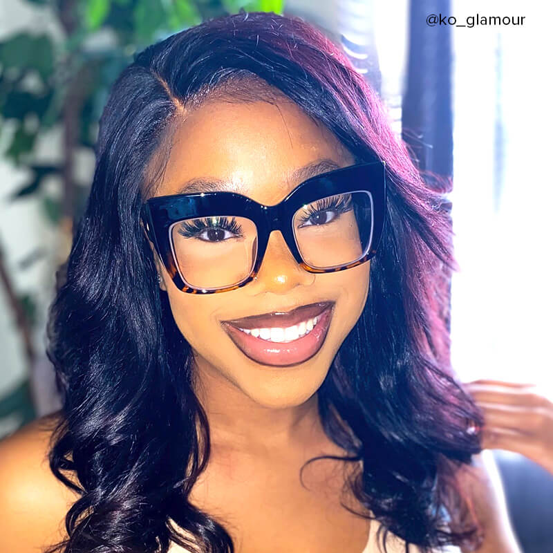 Alberta Cateye Tortoise Frame Glasses | ZEELOOL Canada11