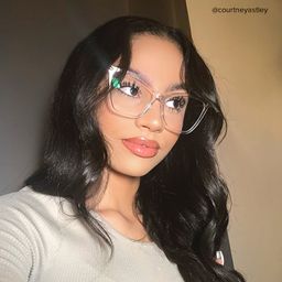 Hilary Butterfly Clear Glasses9