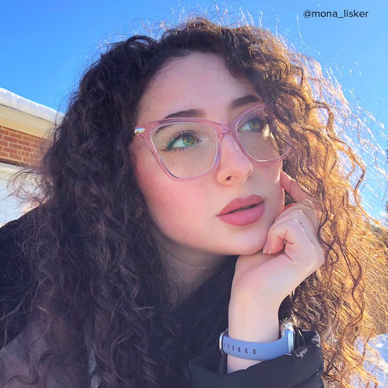 Hilary Butterfly Pink Glasses5