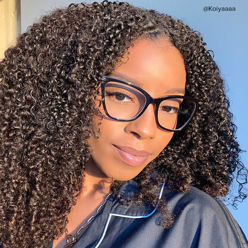 Hilary Butterfly Black Eyeglasses with Oversized Frames8