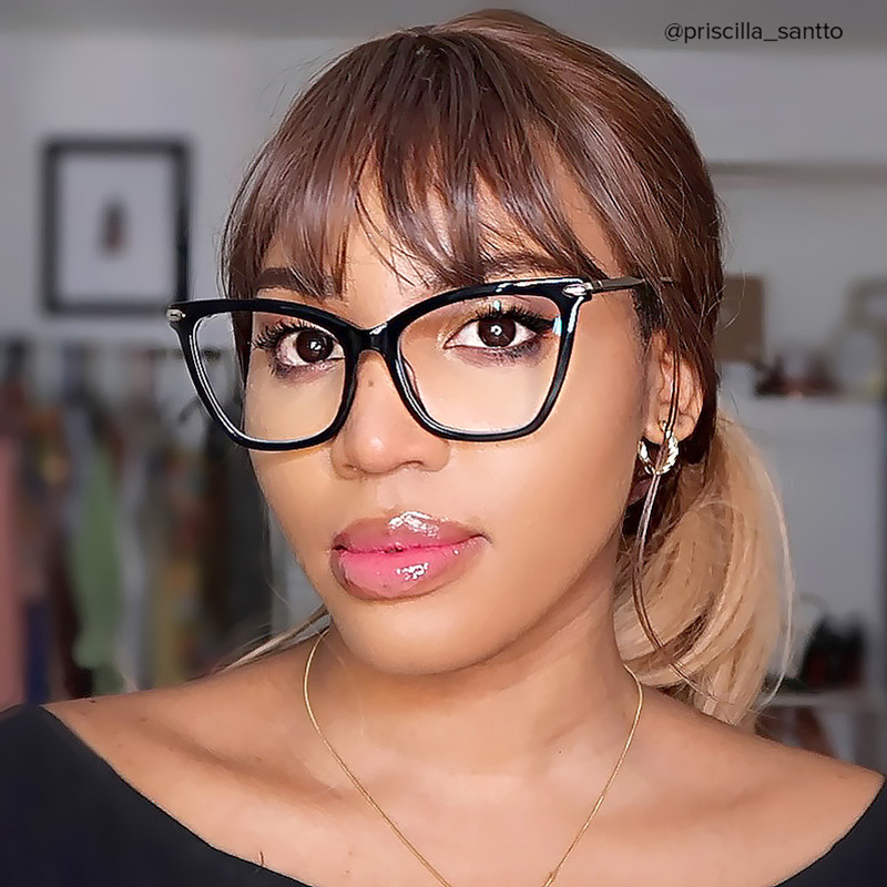 Hilary Butterfly Black Eyeglasses with Oversized Frames5