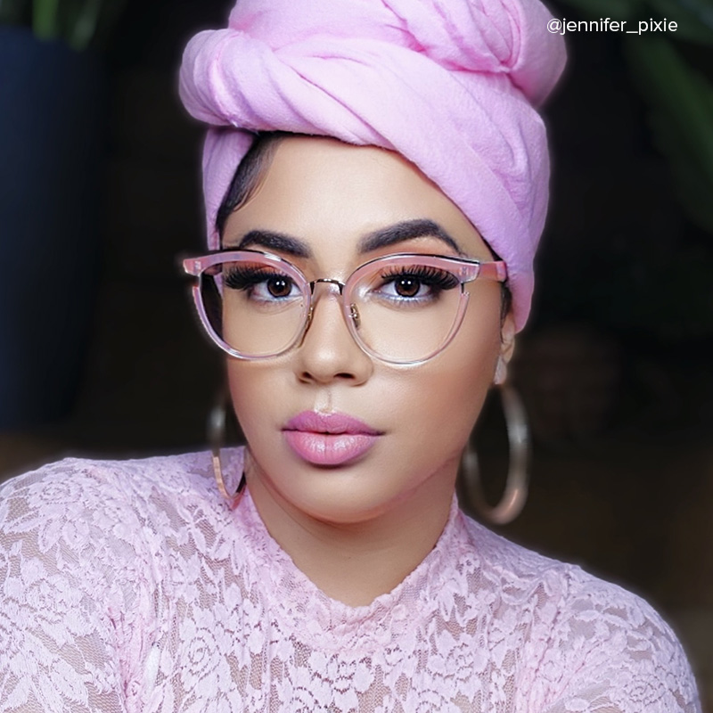 Eleanore Cat Eye Pink Glasses6