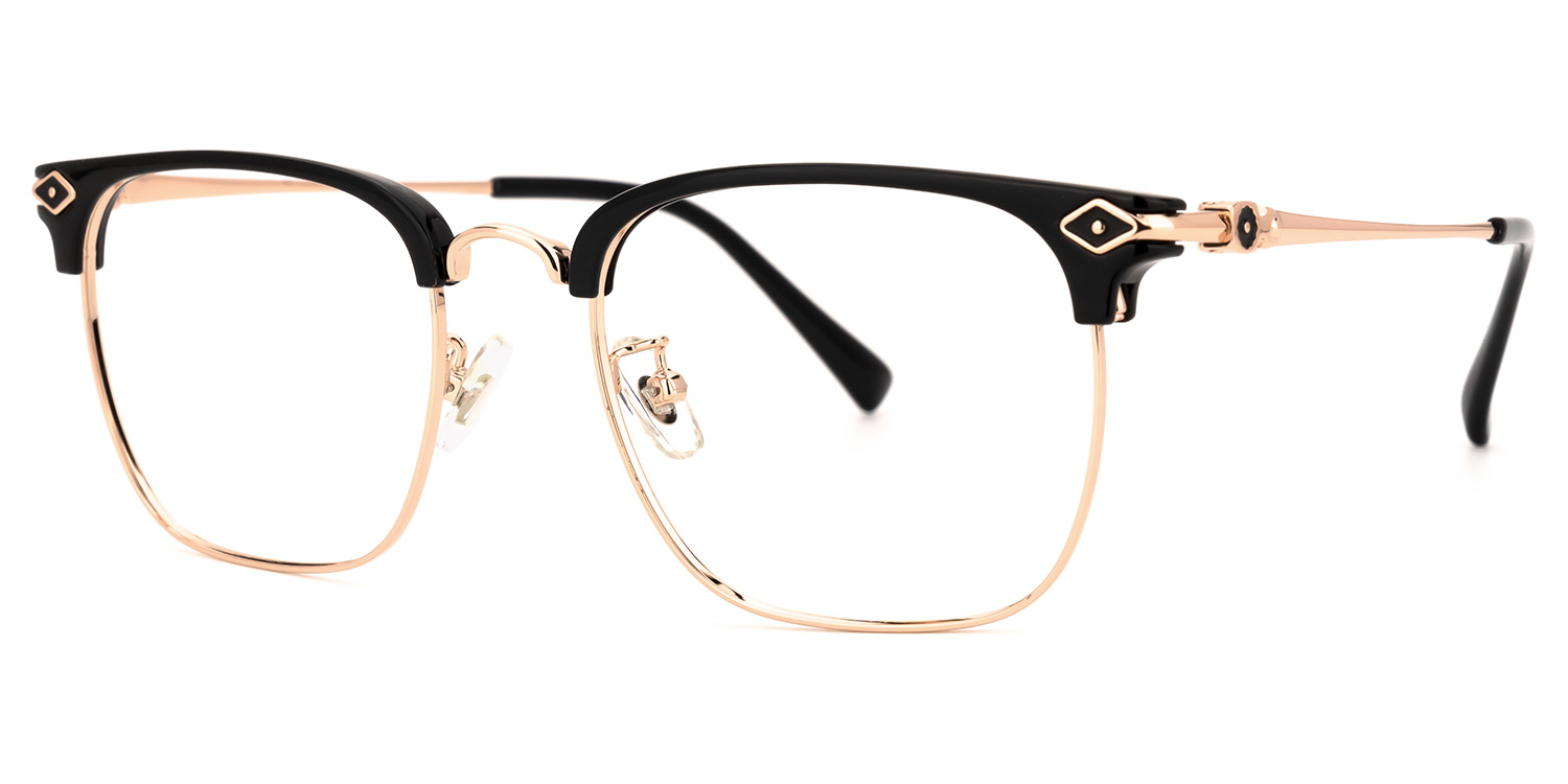 Tofano Browline Gold Glasses | ZEELOOL Canada1
