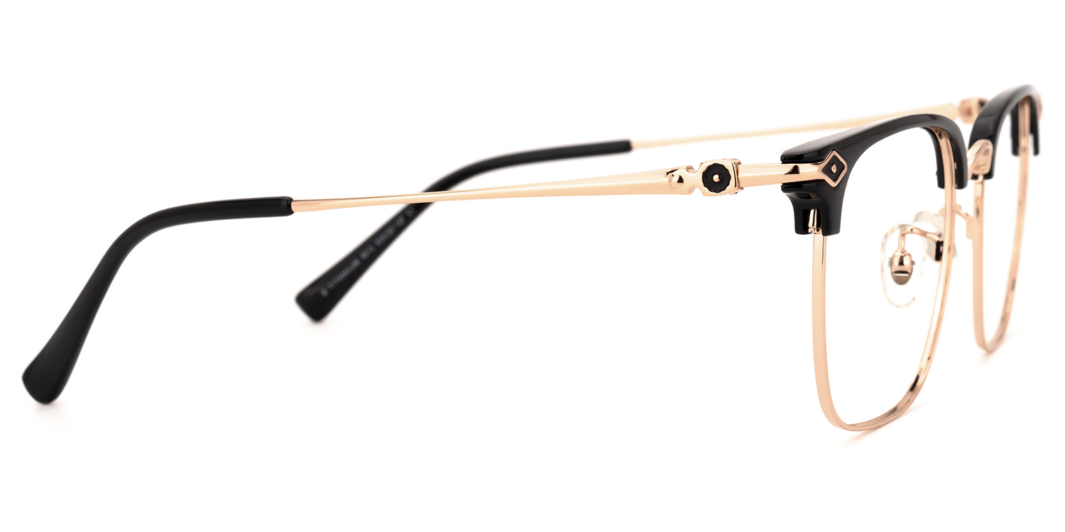 Tofano Browline Gold Glasses2