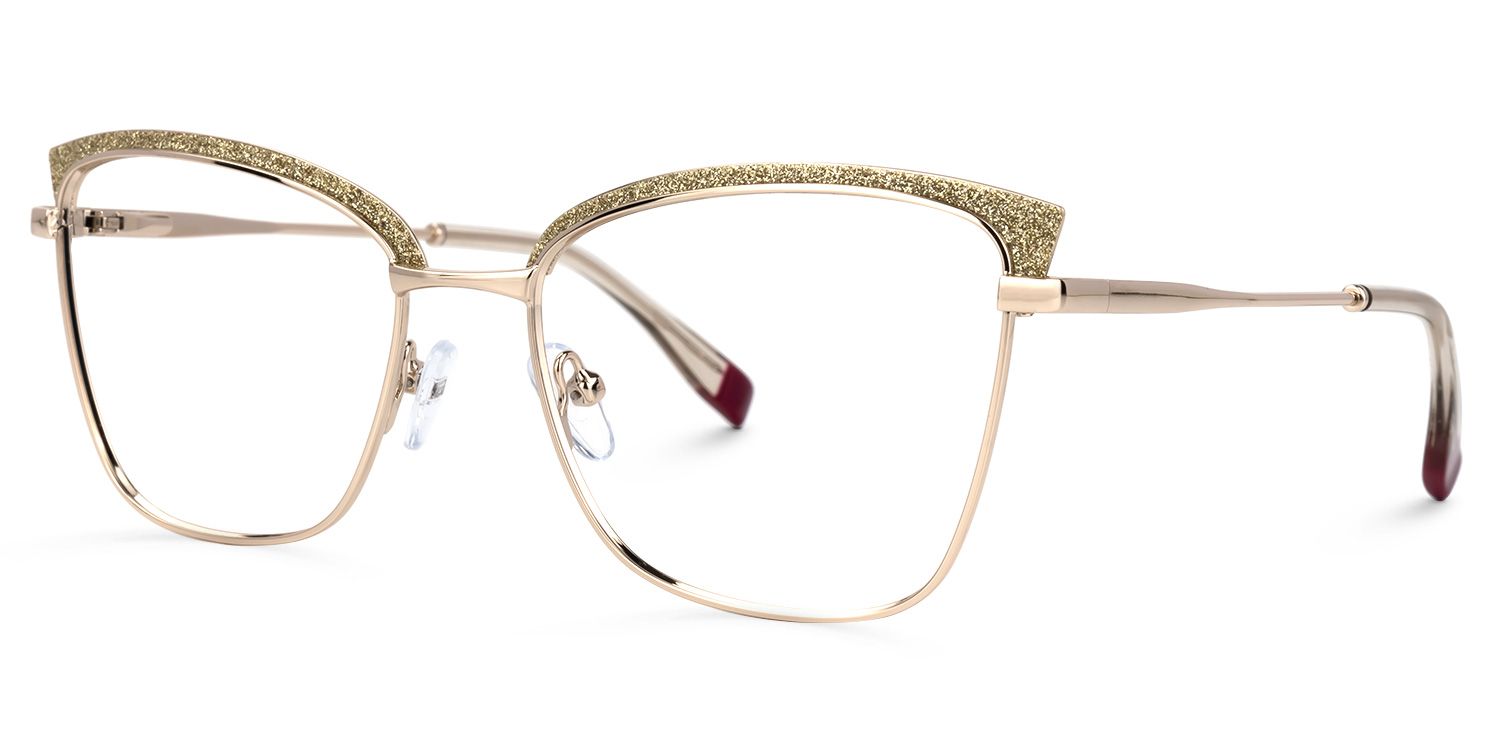 Myra Cateye Yellow Glasses | ZEELOOL Canada1