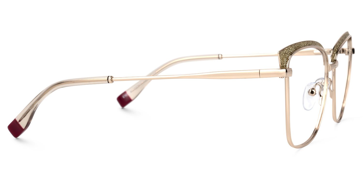 Myra Cateye Yellow Glasses | ZEELOOL Canada2