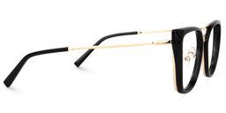 Martine Square Black Glasses2