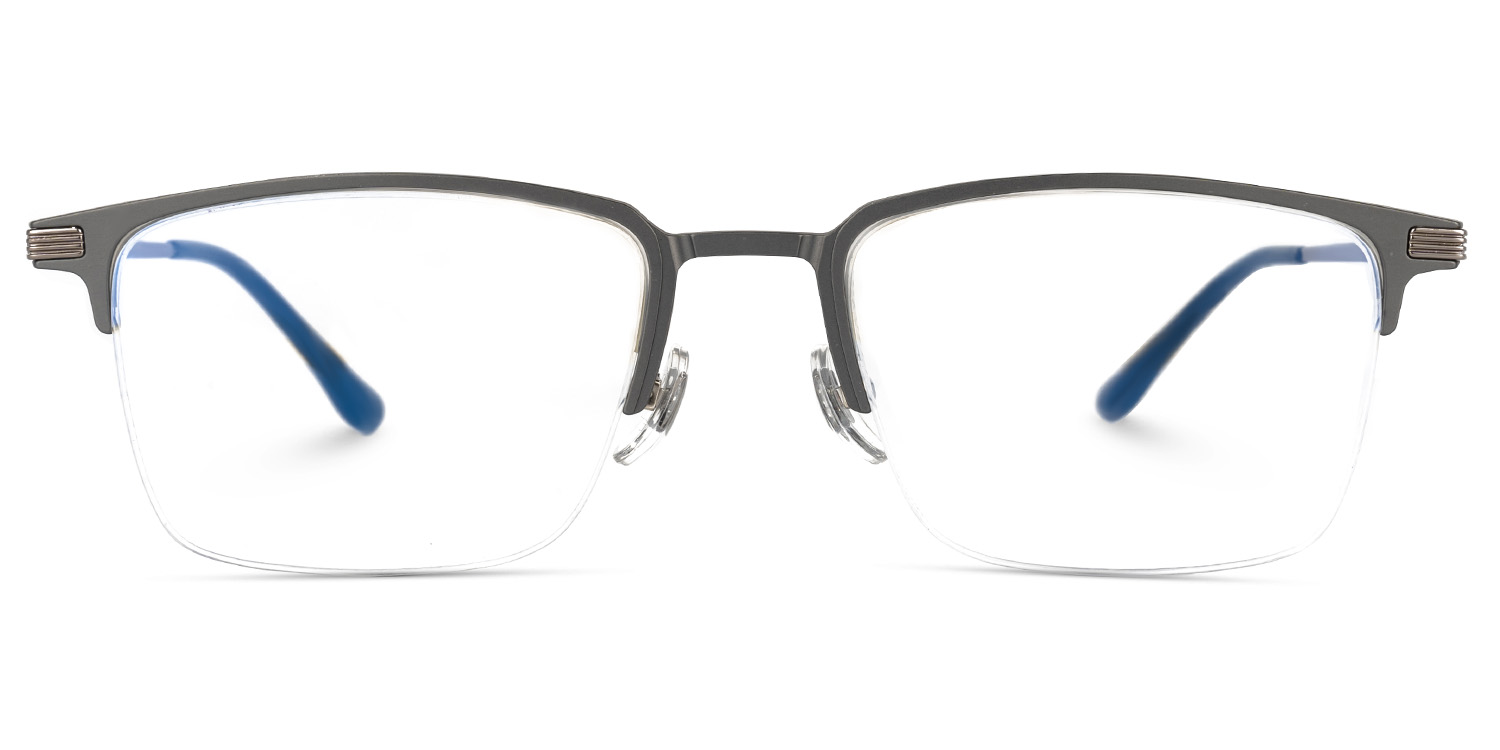 Yoreisis Rectangle Gray Glasses | ZEELOOL Canada0