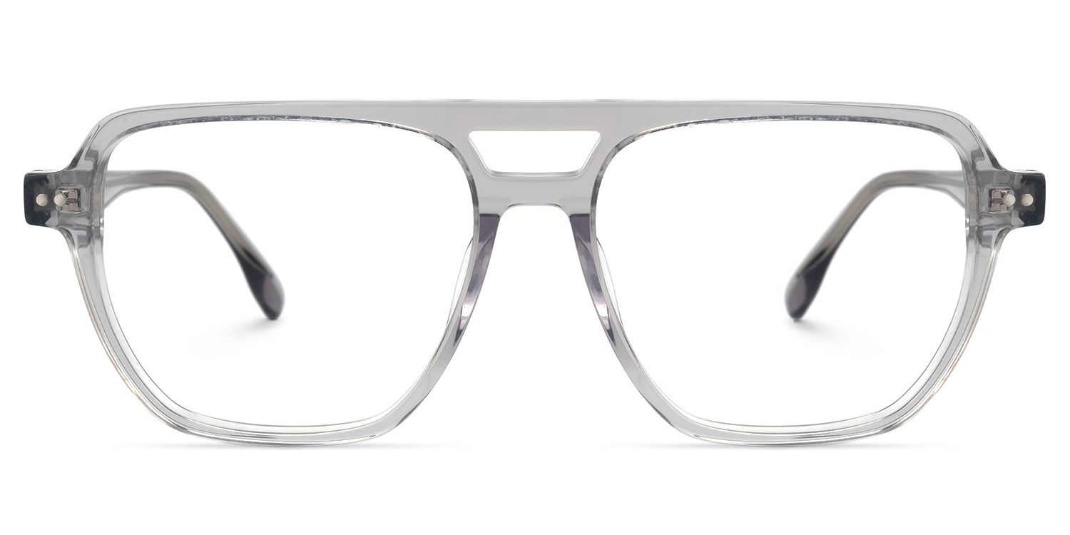 Desiree Square Gray Glasses | ZEELOOL Canada0