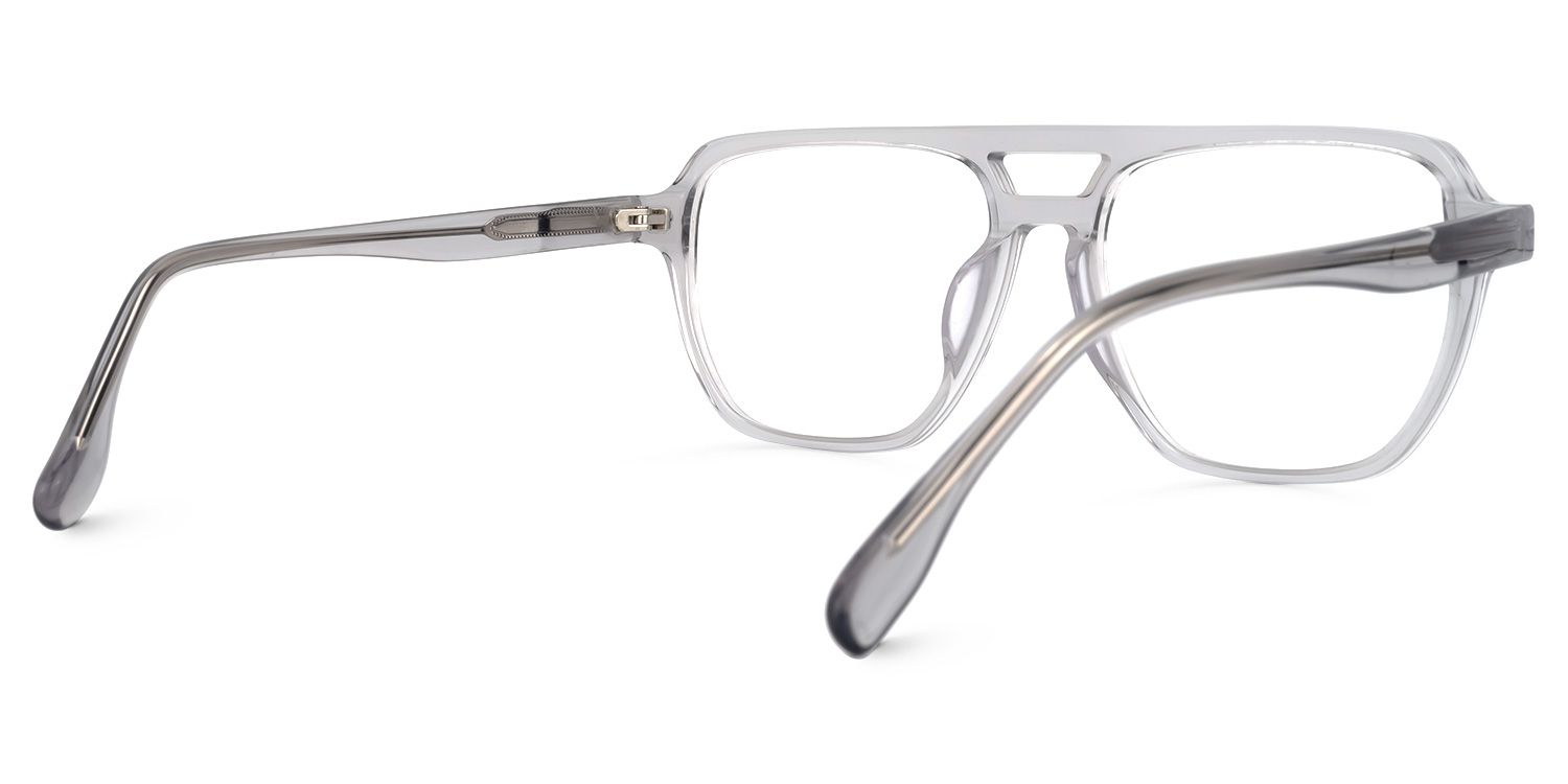 Desiree Square Gray Glasses | ZEELOOL Canada3
