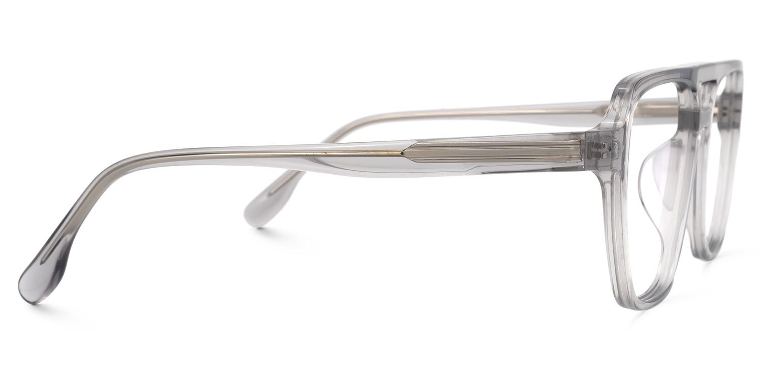 Desiree Square Gray Glasses | ZEELOOL Canada2