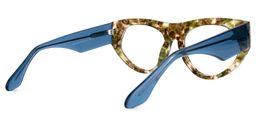Belgrave Geometric Floral Glasses3