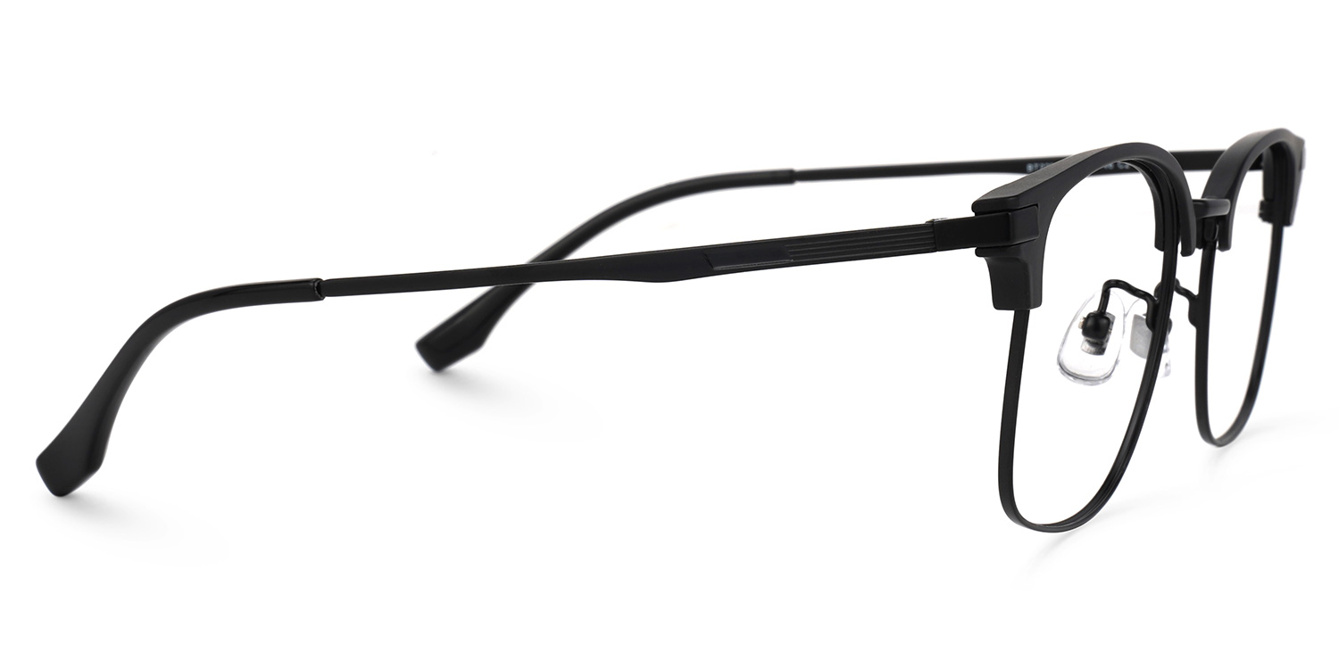 Turkessa Browline Black Glasses | ZEELOOL Canada2