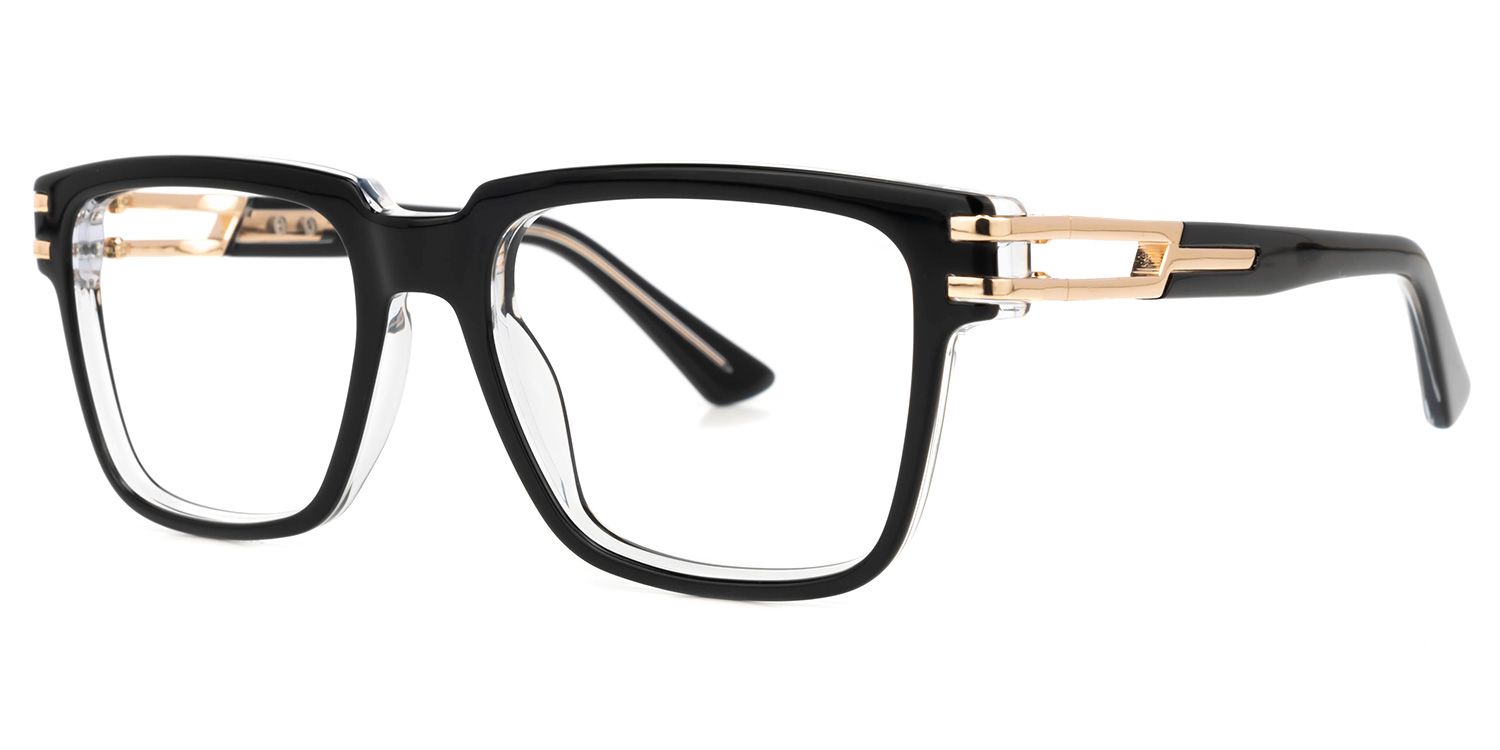 Jennie Square Black Glasses | ZEELOOL Canada1