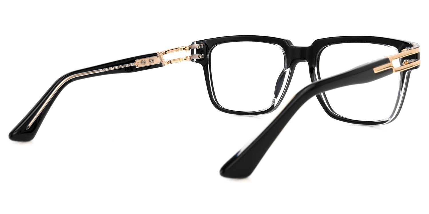 Jennie Square Black Glasses | ZEELOOL Canada3