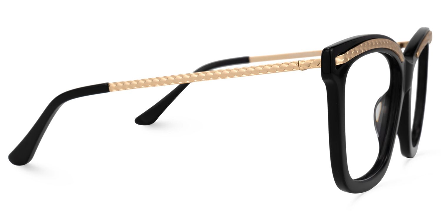 Pollard Cateye Black Glasses | ZEELOOL Canada2