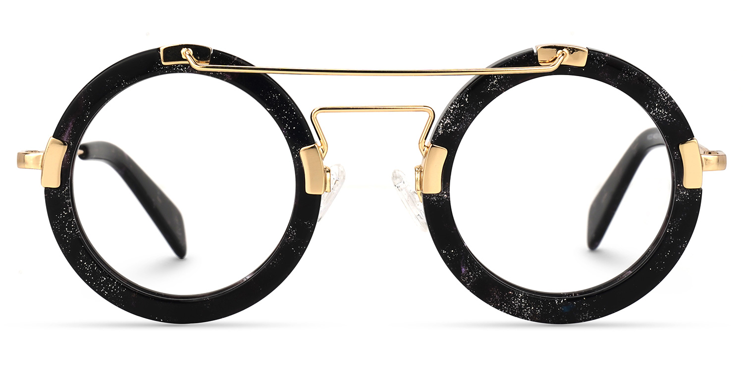 Talkami Round Black Glasses | ZEELOOL Canada0