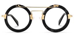 Talkami Round Black Glasses0