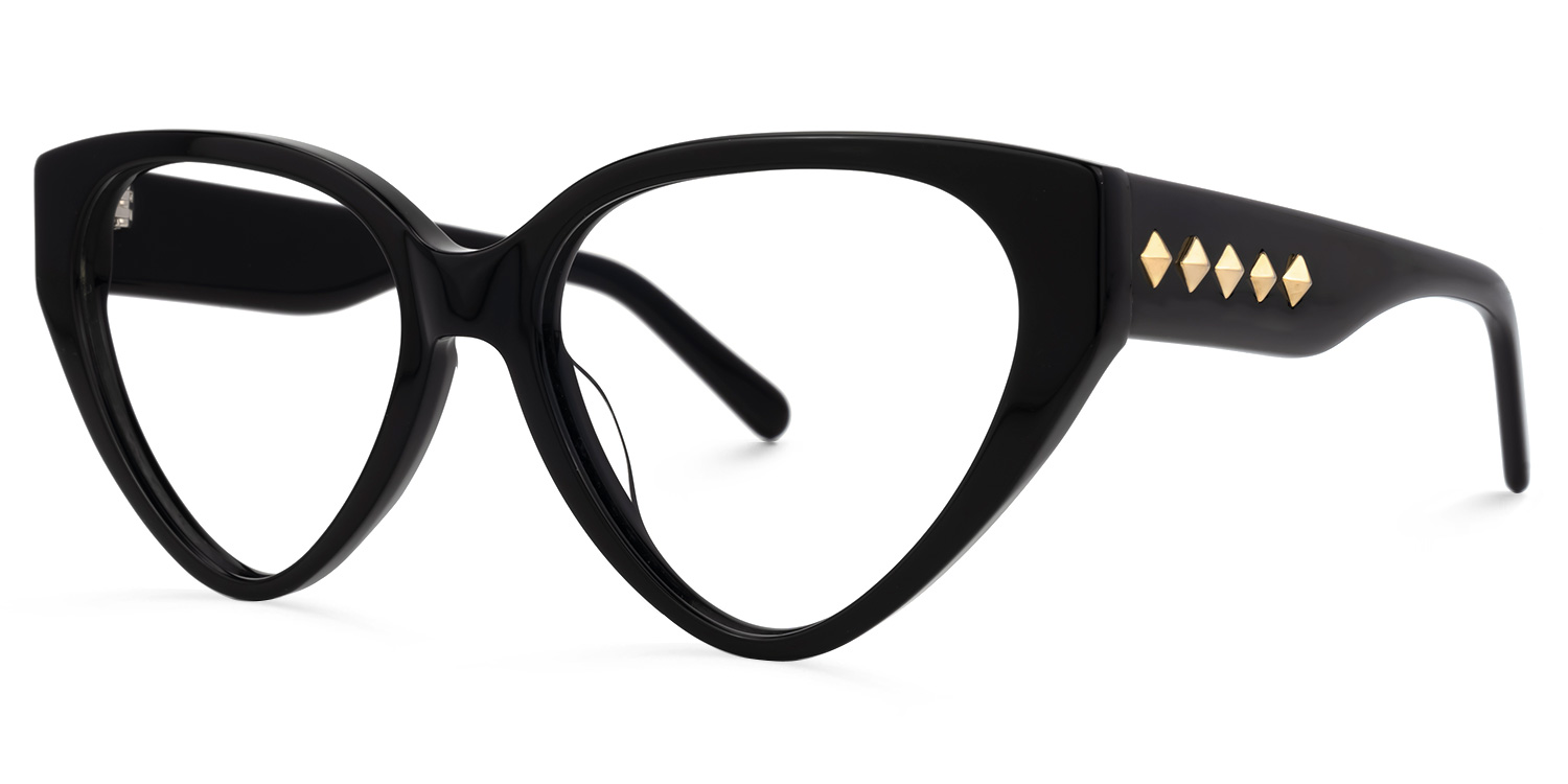Marshea Geometric Black Glasses | ZEELOOL Canada1