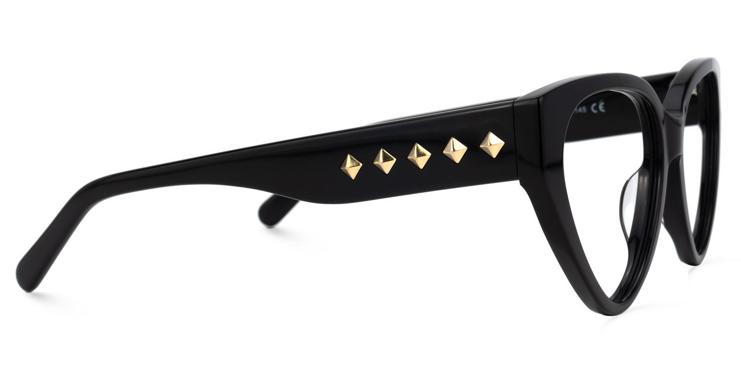 Marshea Geometric Black Glasses | ZEELOOL Canada2