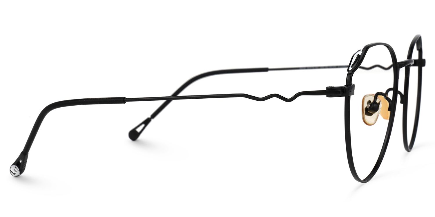 Strader Geometric Black Glasses | ZEELOOL Canada2