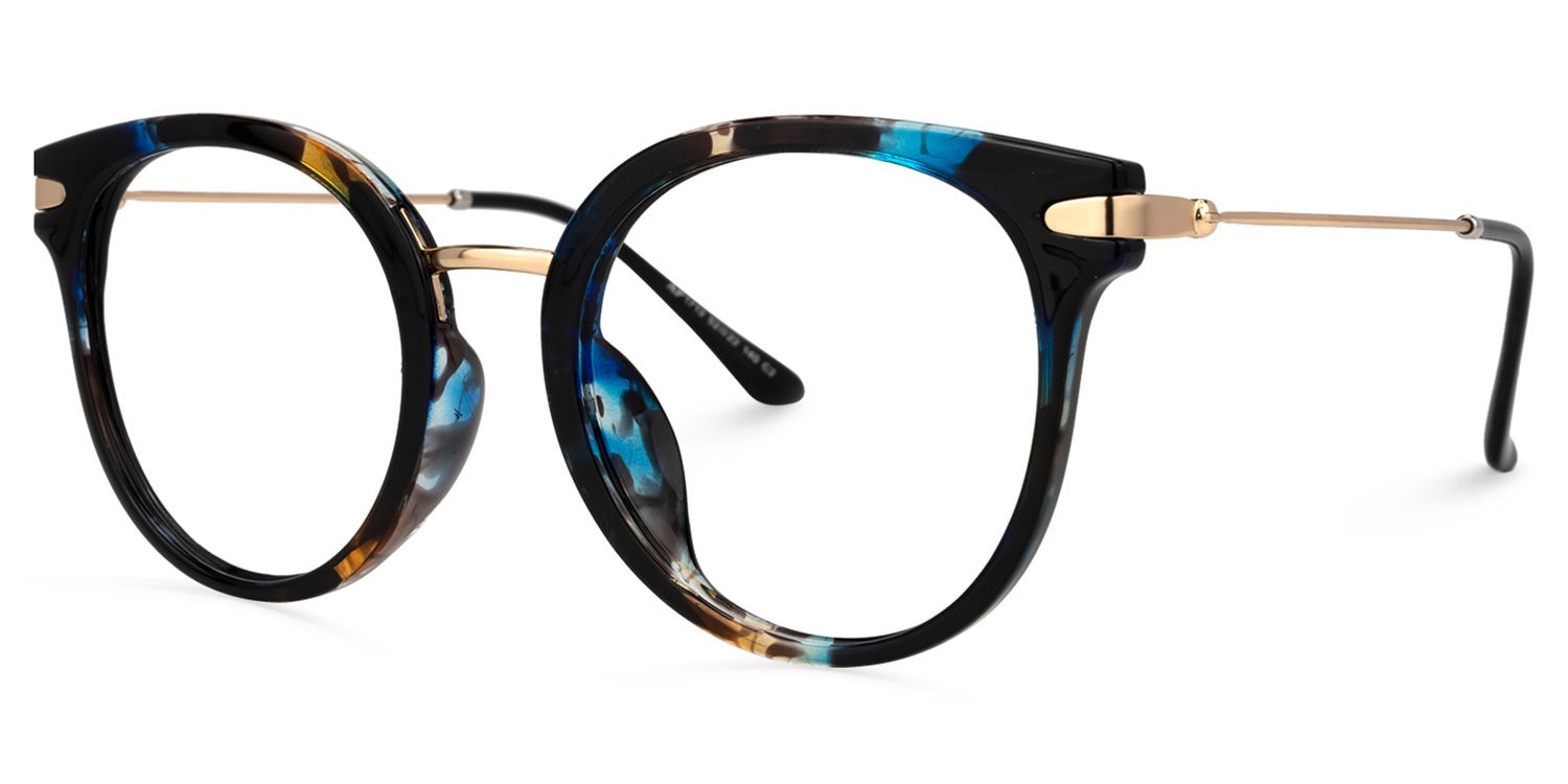 Kalinda Round Floral Glasses | ZEELOOL Canada1