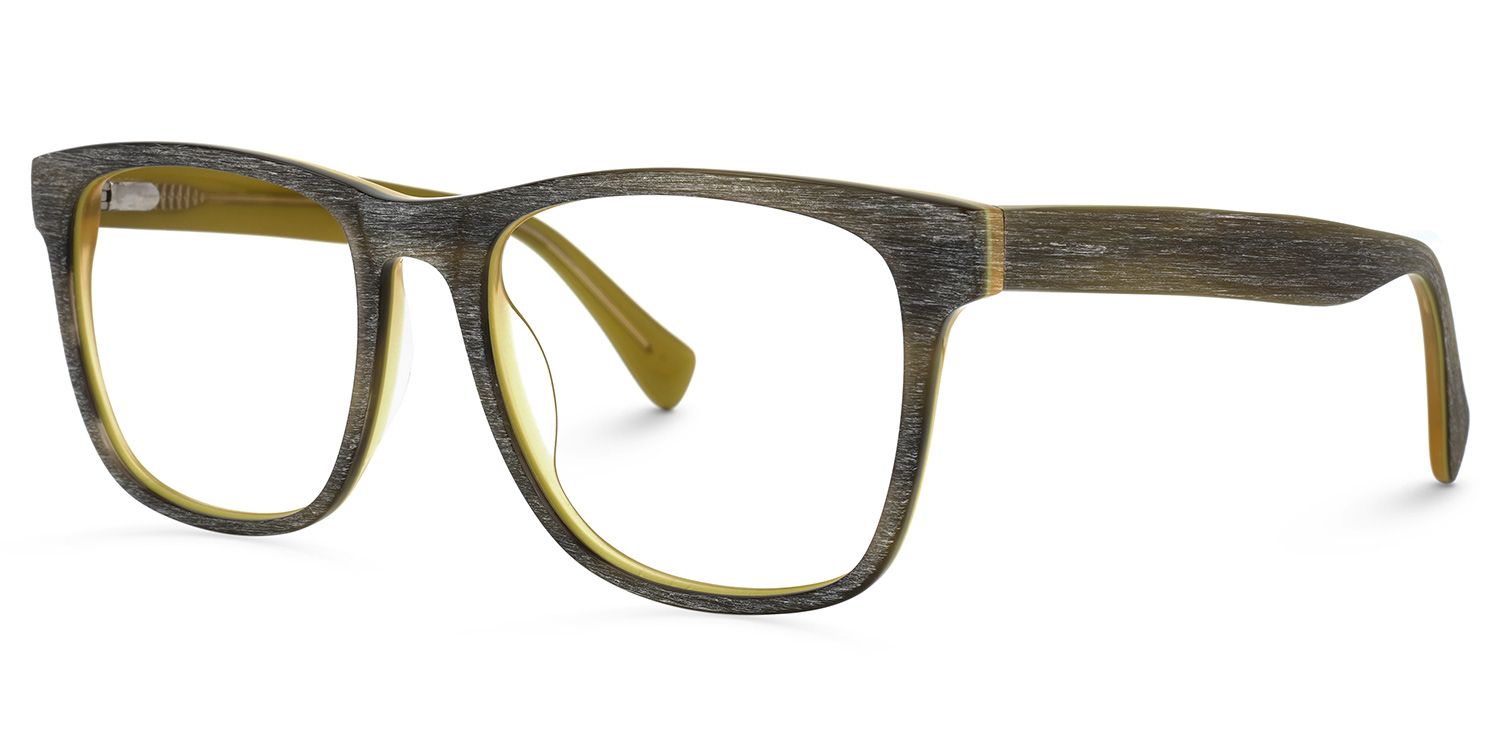 Kiera Square Brown Glasses | ZEELOOL Canada1