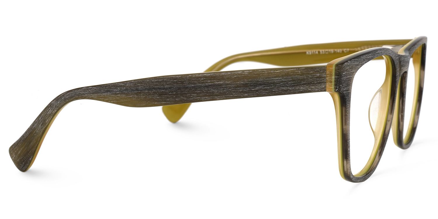 Kiera Square Brown Glasses | ZEELOOL Canada2