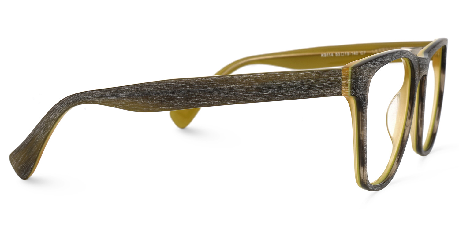 Kiera Square Brown Glasses | ZEELOOL Canada2