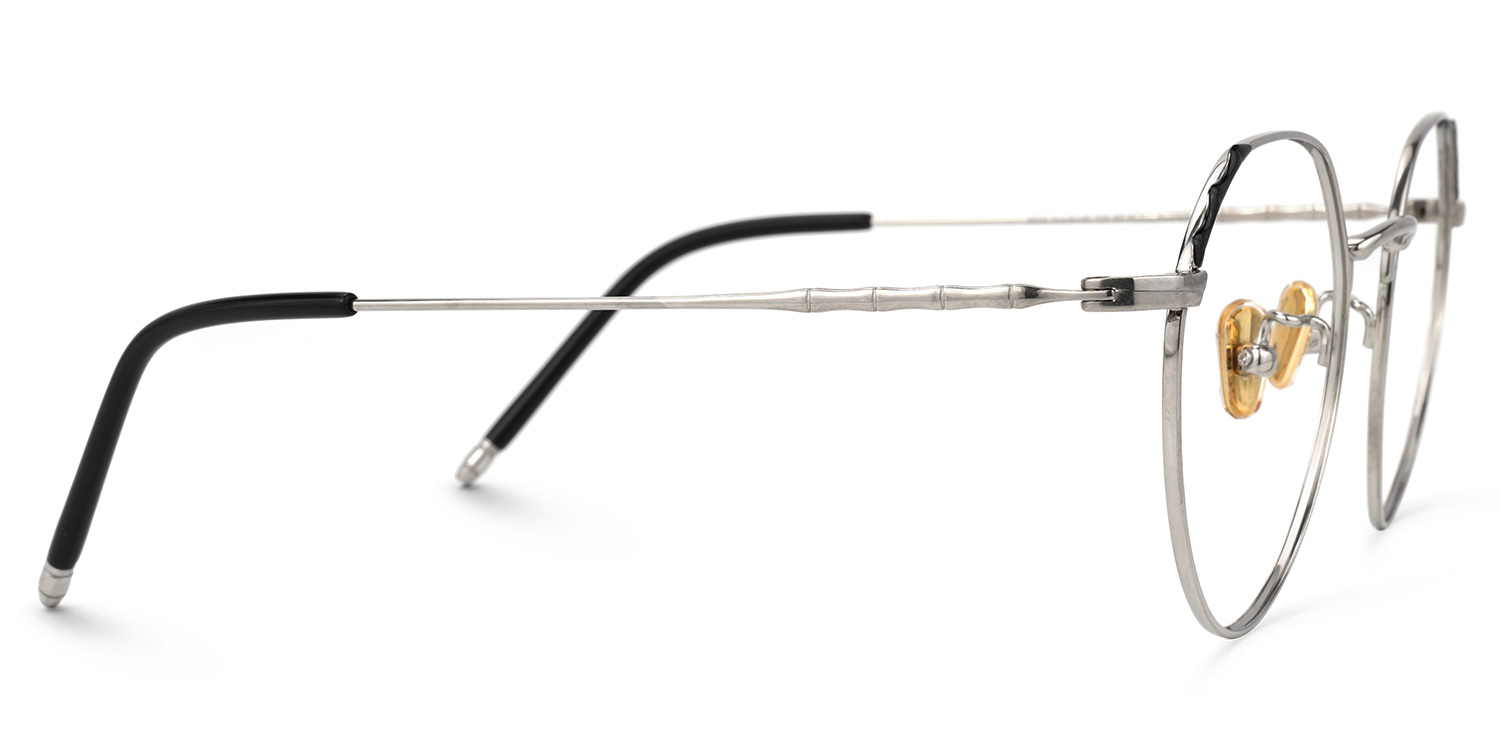 Riddle Geometric Silver Glasses | ZEELOOL Canada2