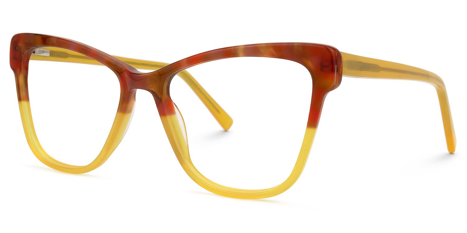 Sharlette Cateye Two-Tone Glasses | ZEELOOL Canada1