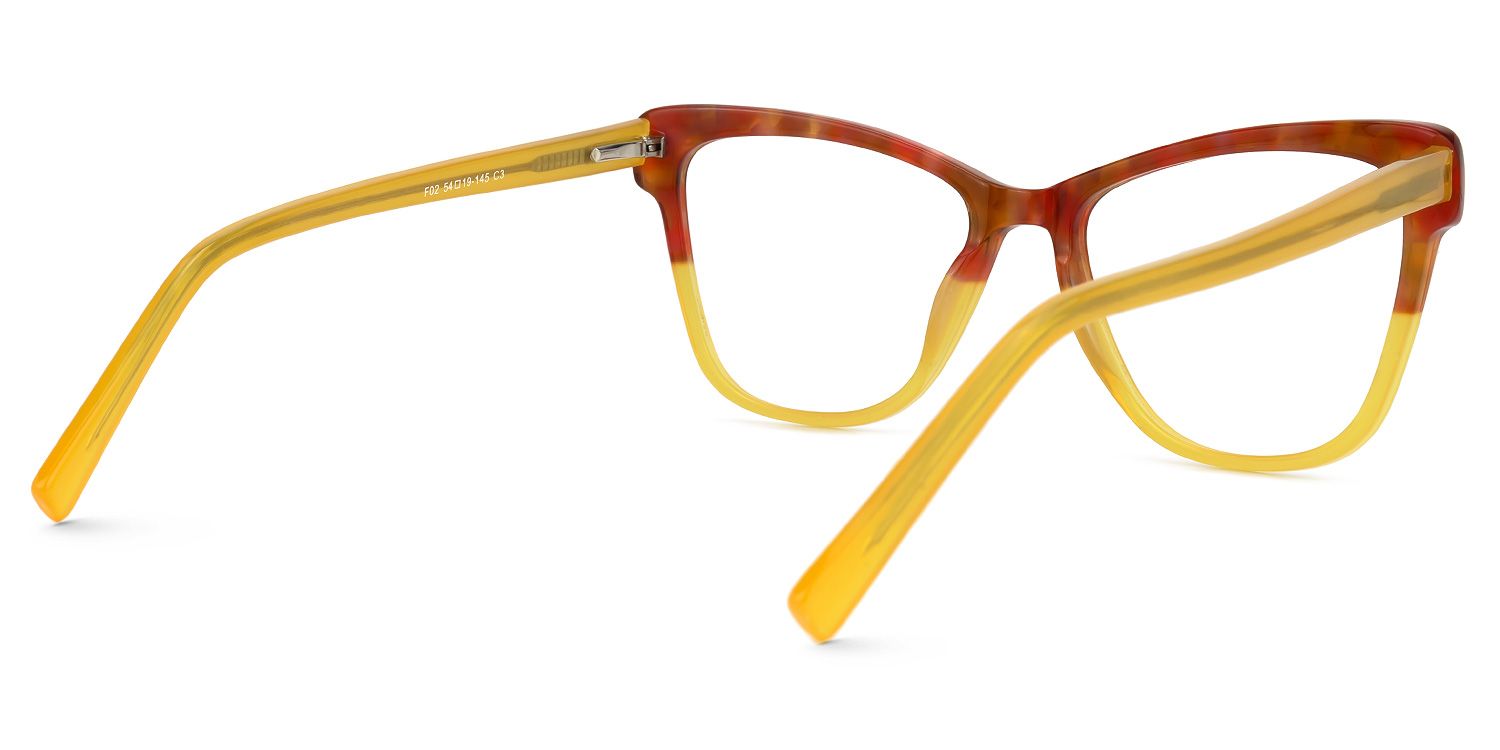 Sharlette Cateye Two-Tone Glasses | ZEELOOL Canada2