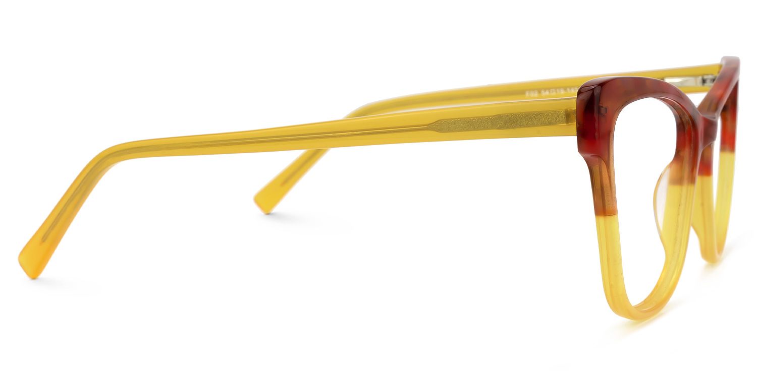 Sharlette Cateye Two-Tone Glasses | ZEELOOL Canada3