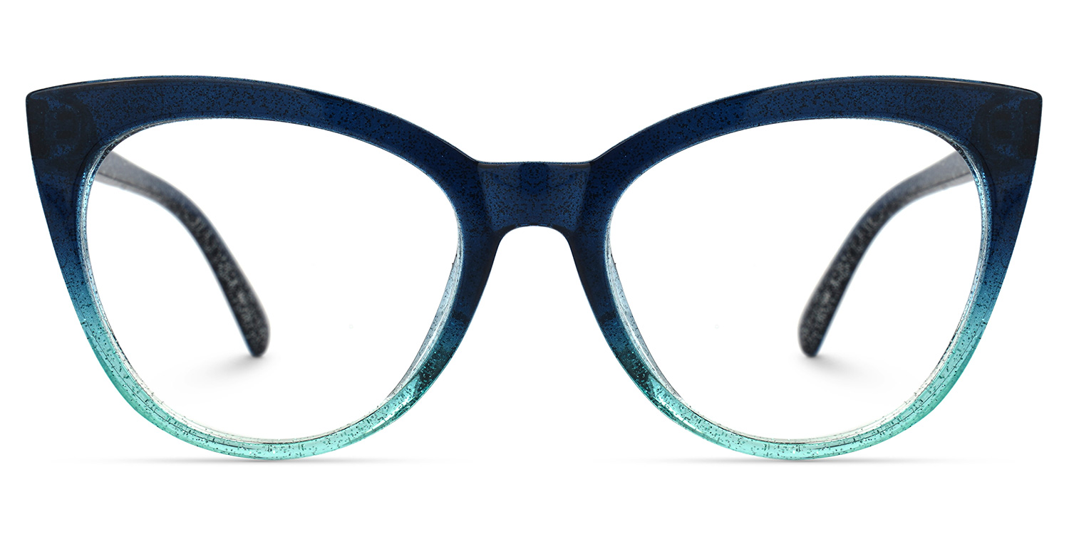 Ellzey Cateye Blue Glasses0