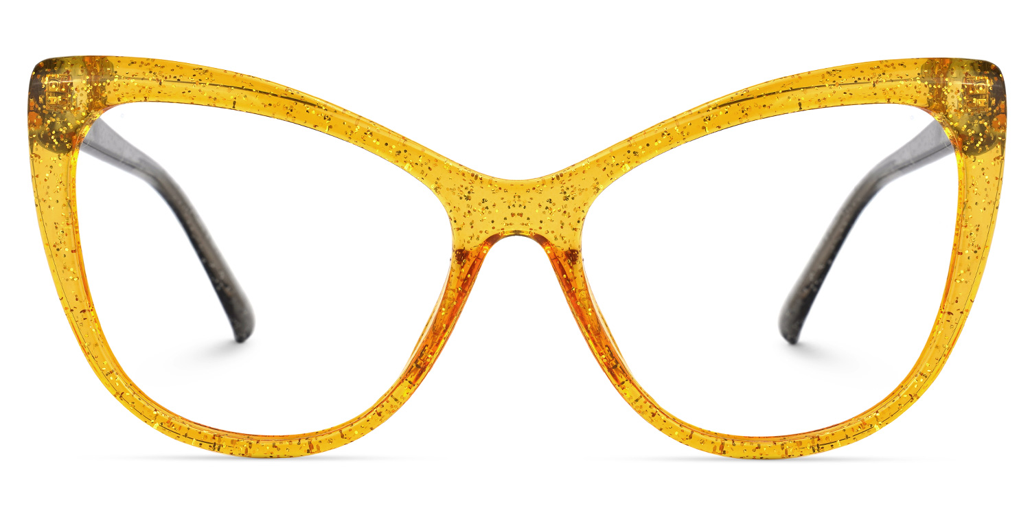 Gomez Cateye Yellow Glasses | ZEELOOL Canada0