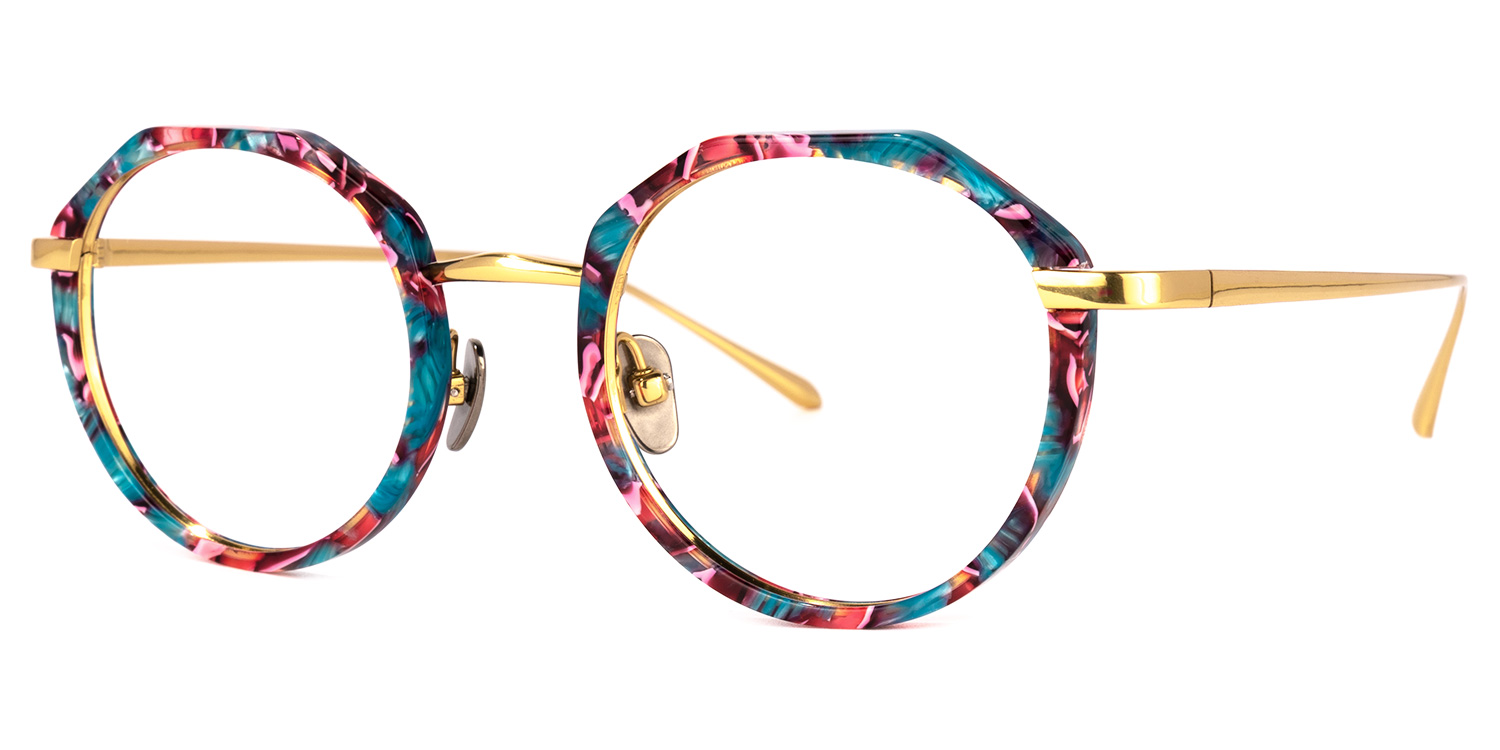 Erin Geometric Floral Glasses | ZEELOOL Canada1