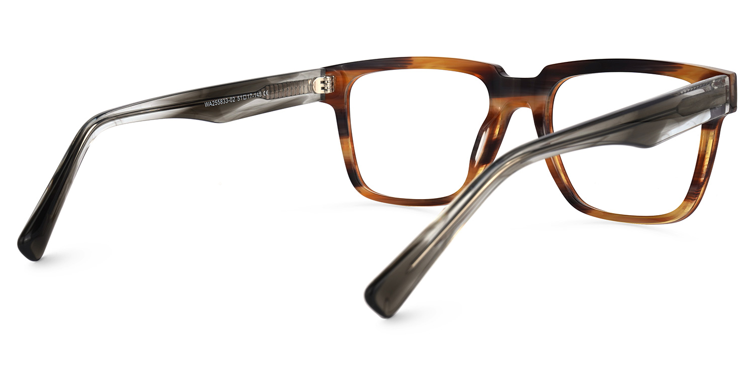 Tavares Square Brown Glasses | ZEELOOL Canada3
