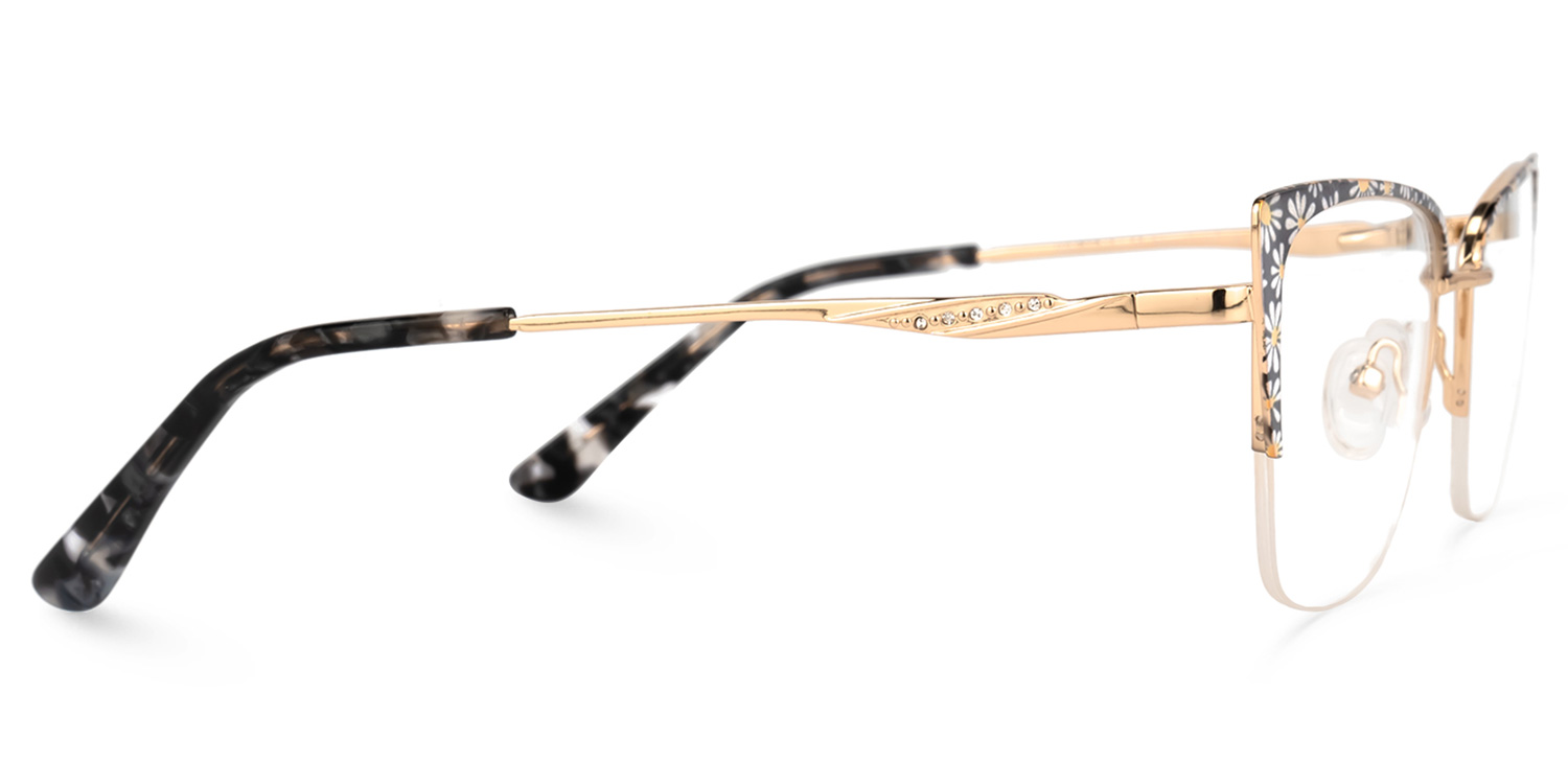 Kandee Square Floral Glasses | ZEELOOL Canada2