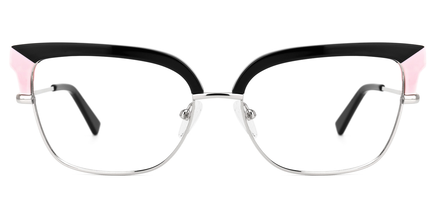 Marcsa Browline Black Glasses