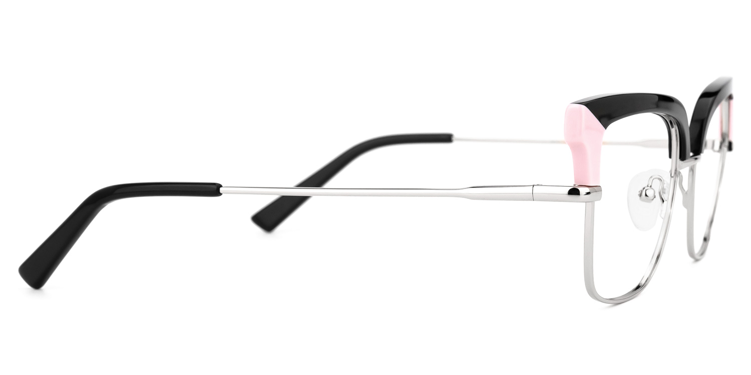 Marcsa Browline Black Glasses | ZEELOOL Canada2