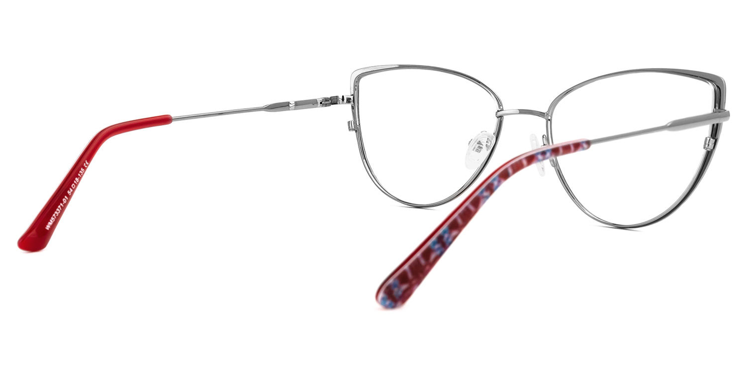 Mesha Cateye Pink-Floral Glasses | ZEELOOL Canada3