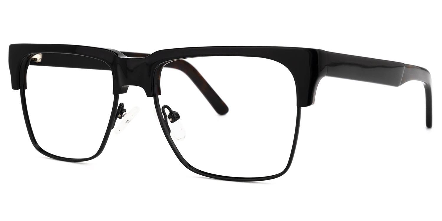 Mienzer Browline Black Glasses | ZEELOOL Canada1