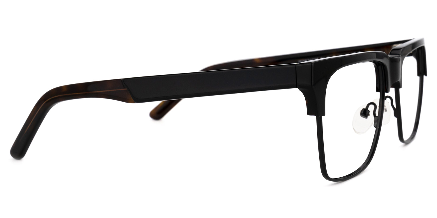 Mienzer Browline Black Glasses | ZEELOOL Canada2