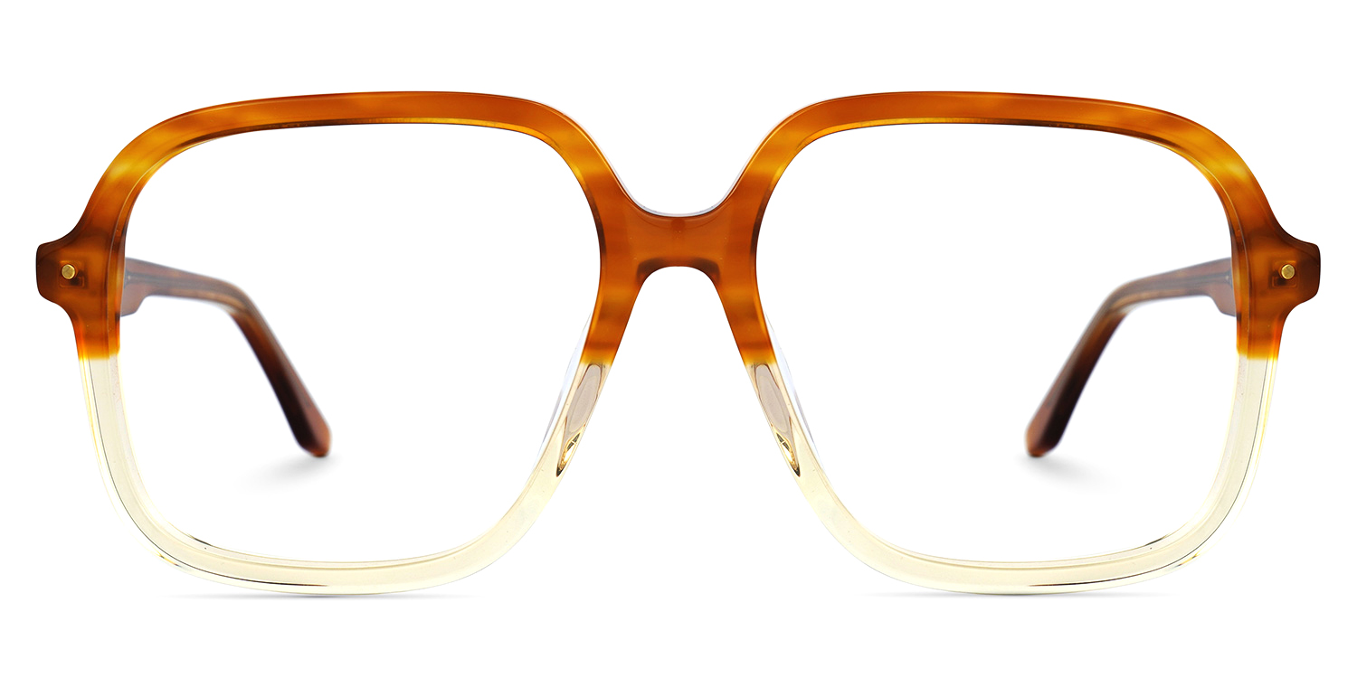 Caroline Square Two-Tone Glasses | ZEELOOL Canada0