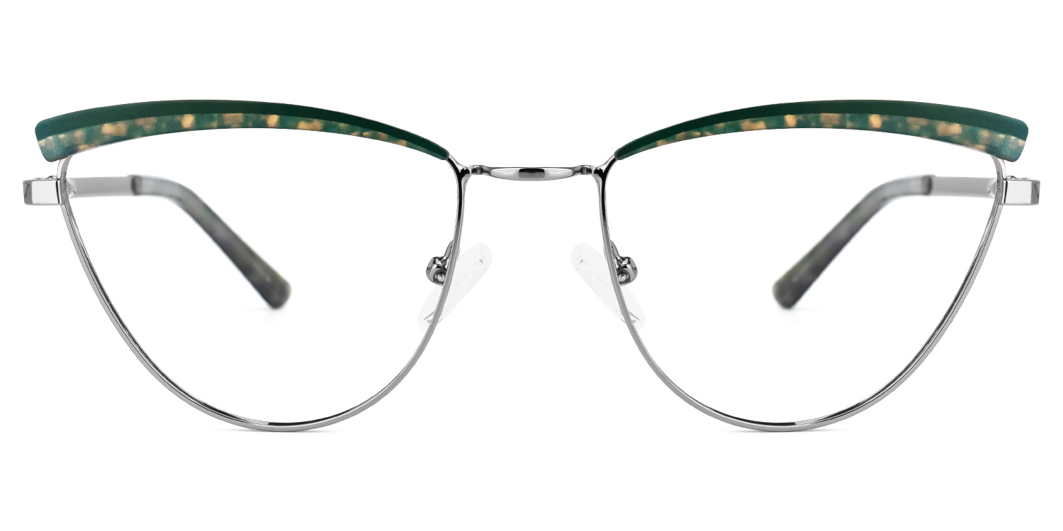 Freitas Browline Silver Glasses | ZEELOOL Canada0