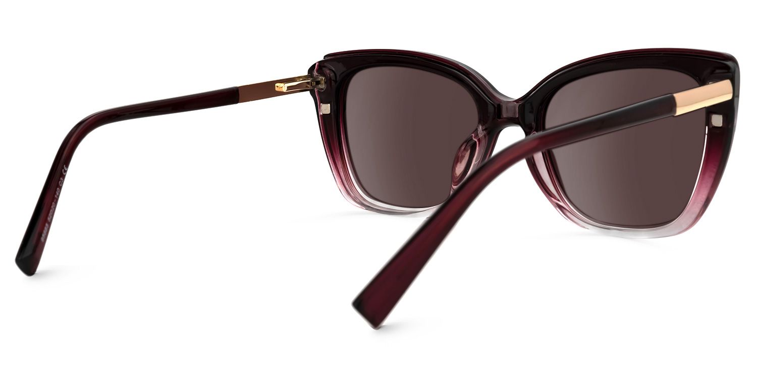 Deonna Clip-on Purple Glasses | ZEELOOL Canada4